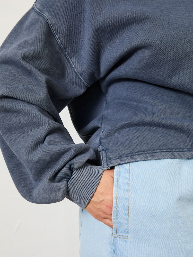 FatFace Hope Blue Crew Sweatshirt - Image 10 of 11
