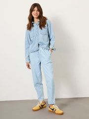 FatFace Chambray Blue Sara Chambray Shirt - Image 2 of 12