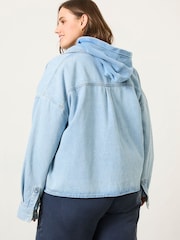 FatFace Chambray Blue Sara Chambray Shirt - Image 8 of 12