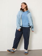 FatFace Chambray Blue Sara Chambray Shirt - Image 9 of 12
