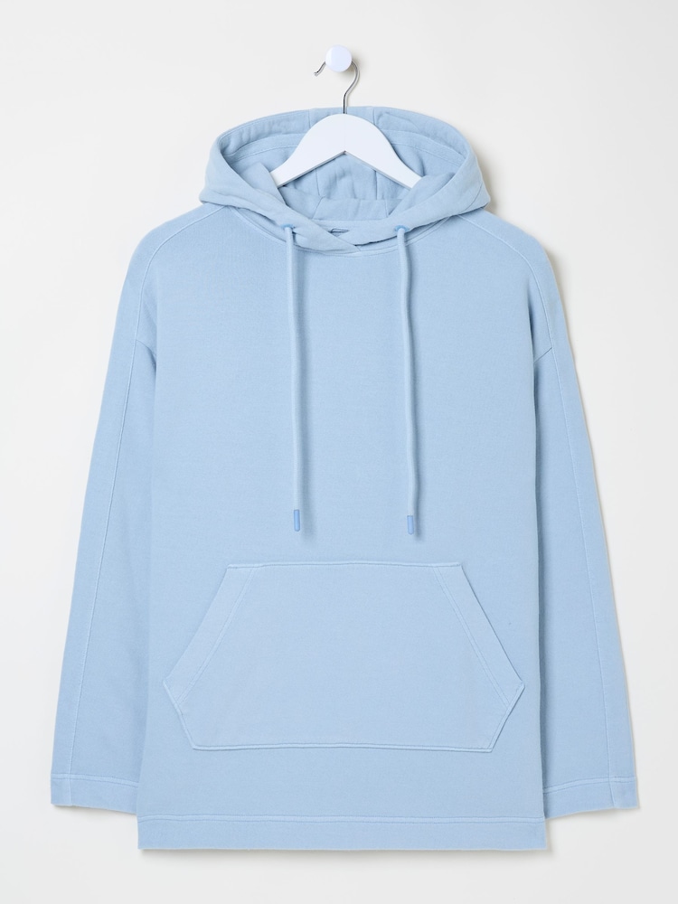 FatFace Luna Blue 100% Cotton Hoodie - Image 10 of 10