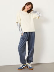 FatFace Ivory Sol Crew 100% Cotton Sweatshirt - Image 3 of 11