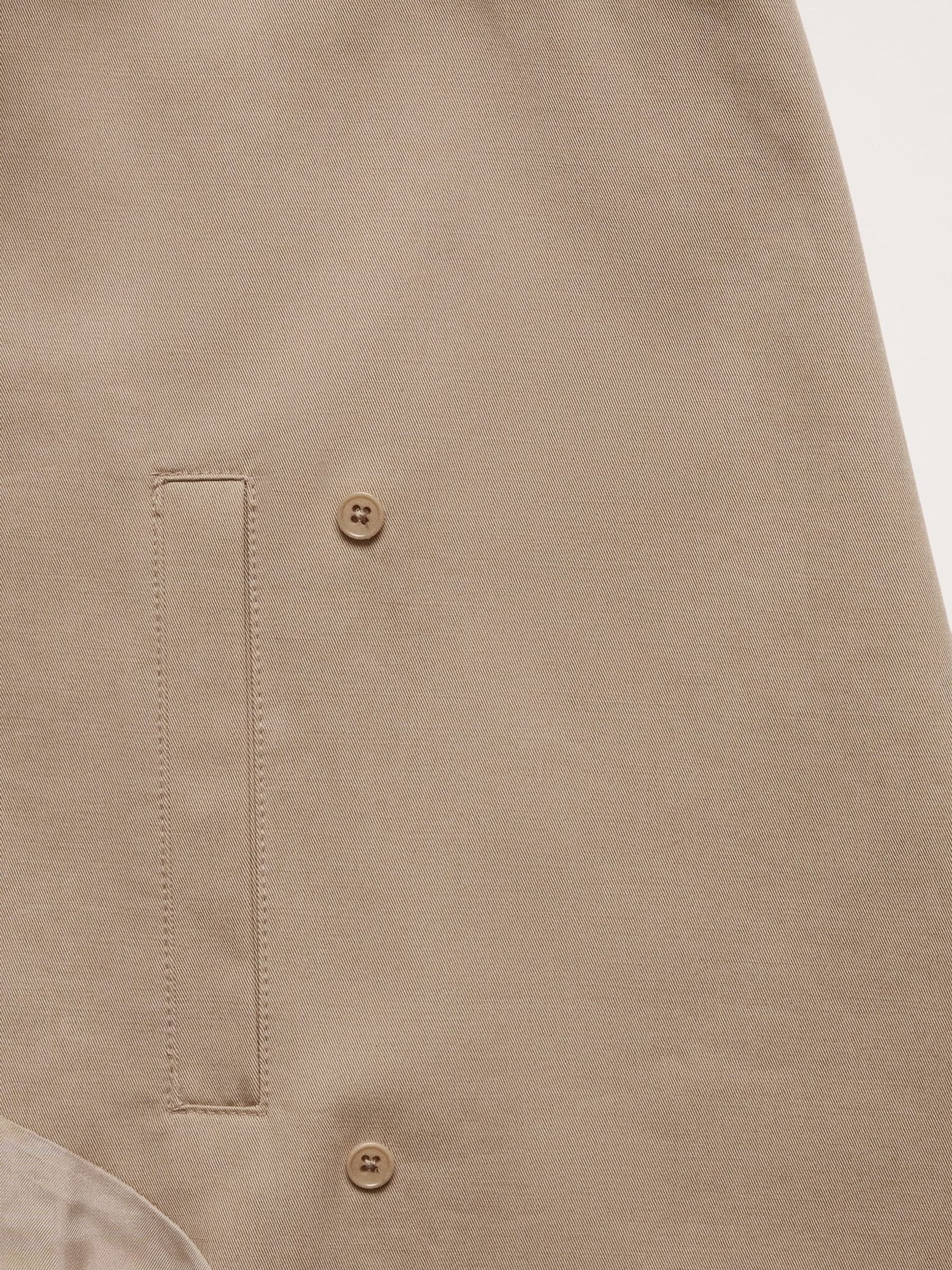 Banana Republic Beige Classic Cotton Trench Coat
