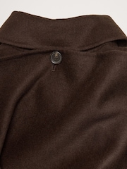 Banana Republic Brown Wool-Blend Oversized Double-Faced Scarf Coat - Image 5 of 5