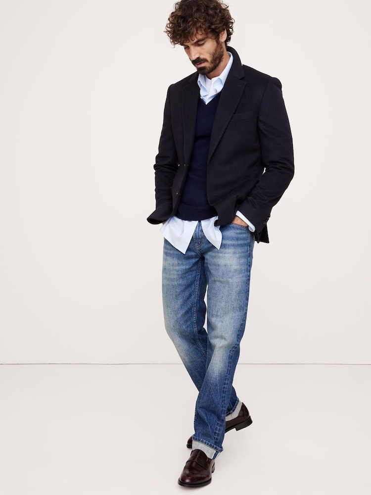 Banana Republic Light Blue Slim Selvedge Jeans - Image 1 of 4