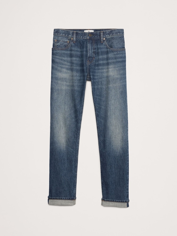 Banana Republic Light Blue Slim Selvedge Jeans - Image 4 of 4