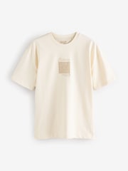 Ecru 100% Cotton Picasso Artist Licence Heavyweight T-Shirt - Image 5 of 5