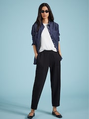 Baukjen Billie Ponte Carrot Leg Black Trousers - Image 1 of 5