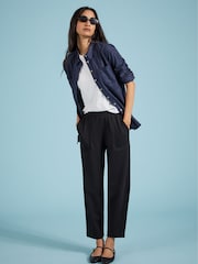 Baukjen Billie Ponte Carrot Leg Black Trousers - Image 2 of 5