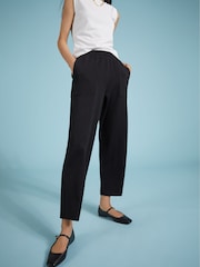 Baukjen Billie Ponte Carrot Leg Black Trousers - Image 3 of 5