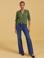 Baukjen Green Noa Short Sleeve Blouse - Image 4 of 5