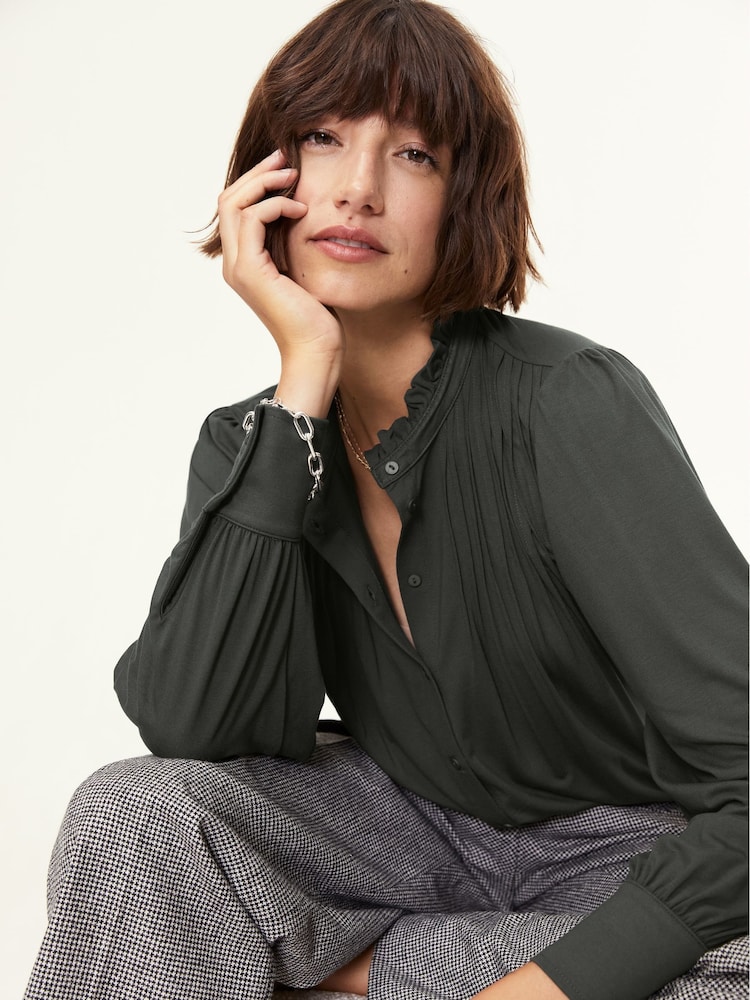 Baukjen Green Imken Long Sleeve Blouse - Image 2 of 4