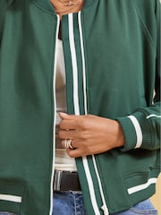 Baukjen Green Gretchen Bomber Jacket with Lenzing™ Ecovero™ - Image 4 of 4