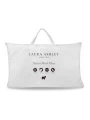 Laura Ashley White Natural Wool Pillow - Image 2 of 3