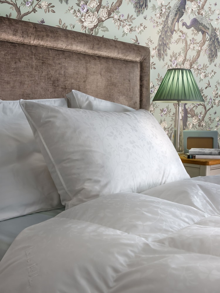 Laura Ashley White Luxury Goose Down Surround Pillow - Image 1 of 3