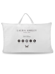 Laura Ashley White Mulberry Silk Pillow - Image 2 of 3