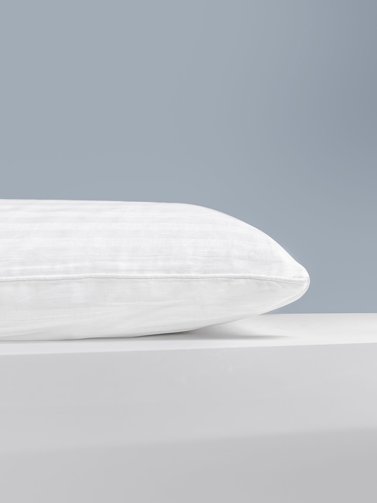 Dunlopillo Serenity Slim Profile Latex 100% Cotton Pillow - Image 2 of 4