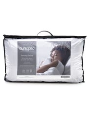 Dunlopillo Serenity Slim Profile Latex 100% Cotton Pillow - Image 4 of 4
