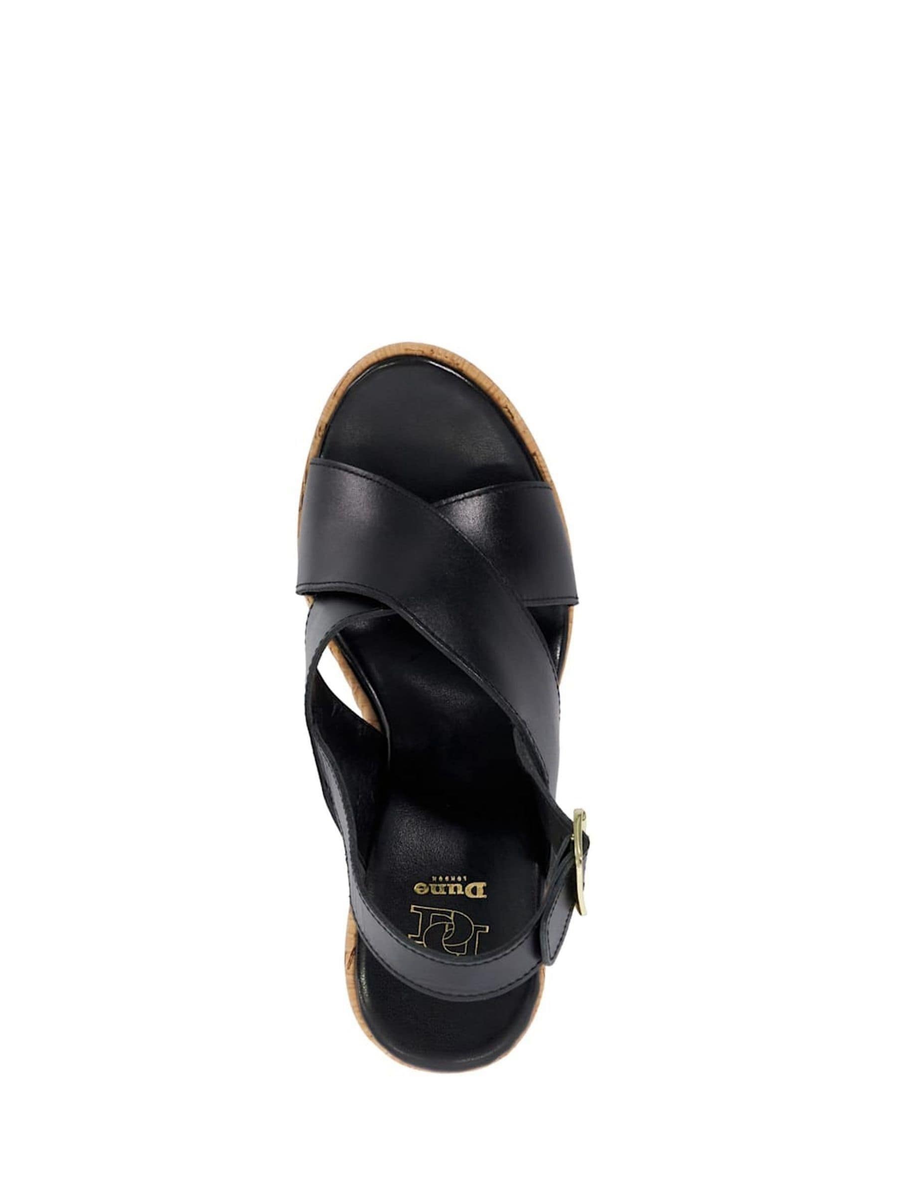 Cross & Band Softy Sandal – ALL BLACK Footwear