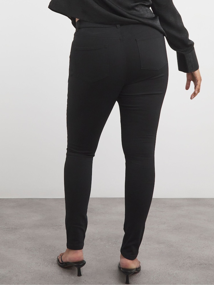 Simply Be Black 24/7 Skinny Denim Jeans - Long Leg - Image 2 of 4