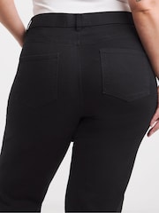 Simply Be Black Petite 24/7 Straight Leg Jeans - Image 3 of 6