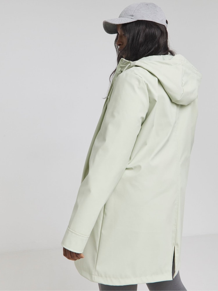 Simply Be Green Rubberised Rain Coat - Image 2 of 4