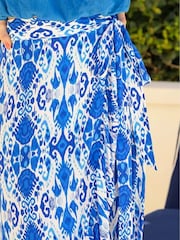 Aspiga Blue April Wrap Skirt - Image 3 of 4