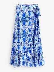 Aspiga Blue April Wrap Skirt - Image 4 of 4