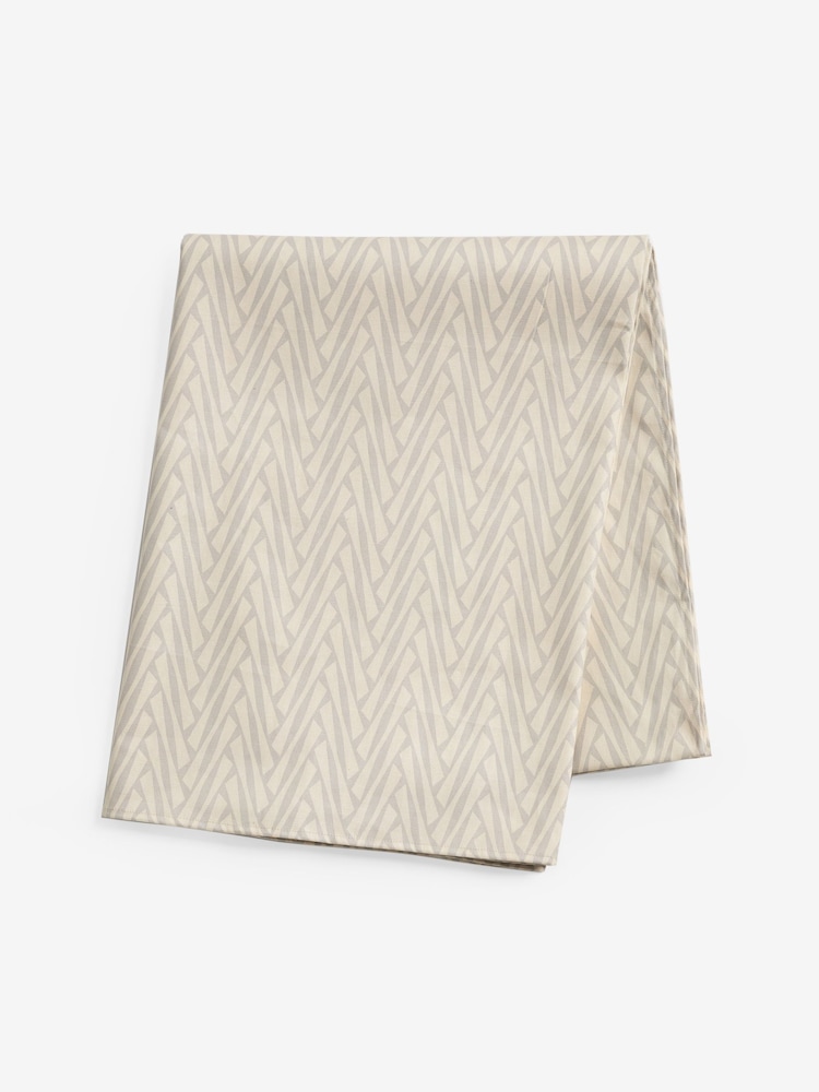 100% Cotton Geo Wipe Clean Tablecloth - Bild 3 von 3 100% Cotton Geo Wipe Clean Tablecloth - Bild 3 von 3