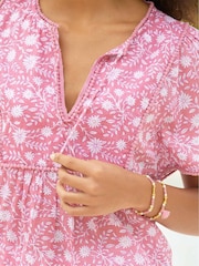 Aspiga Pink Aspiga Pink Kezhia 100% Cotton Blouse - Image 2 of 4