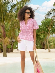 Aspiga Pink Aspiga Pink Kezhia 100% Cotton Blouse - Image 3 of 4