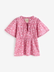 Aspiga Pink Aspiga Pink Kezhia 100% Cotton Blouse - Image 4 of 4