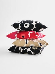 Marimekko Black and White 100% Cotton Pienet Kivet Cushion Cover - Image 2 of 2