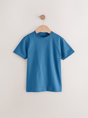 Soft Blue Regular Fit Short Sleeve T-Shirt (3-16yrs) - Image 1 of 4
