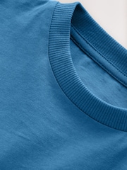 Soft Blue Regular Fit Short Sleeve T-Shirt (3-16yrs) - Image 3 of 4