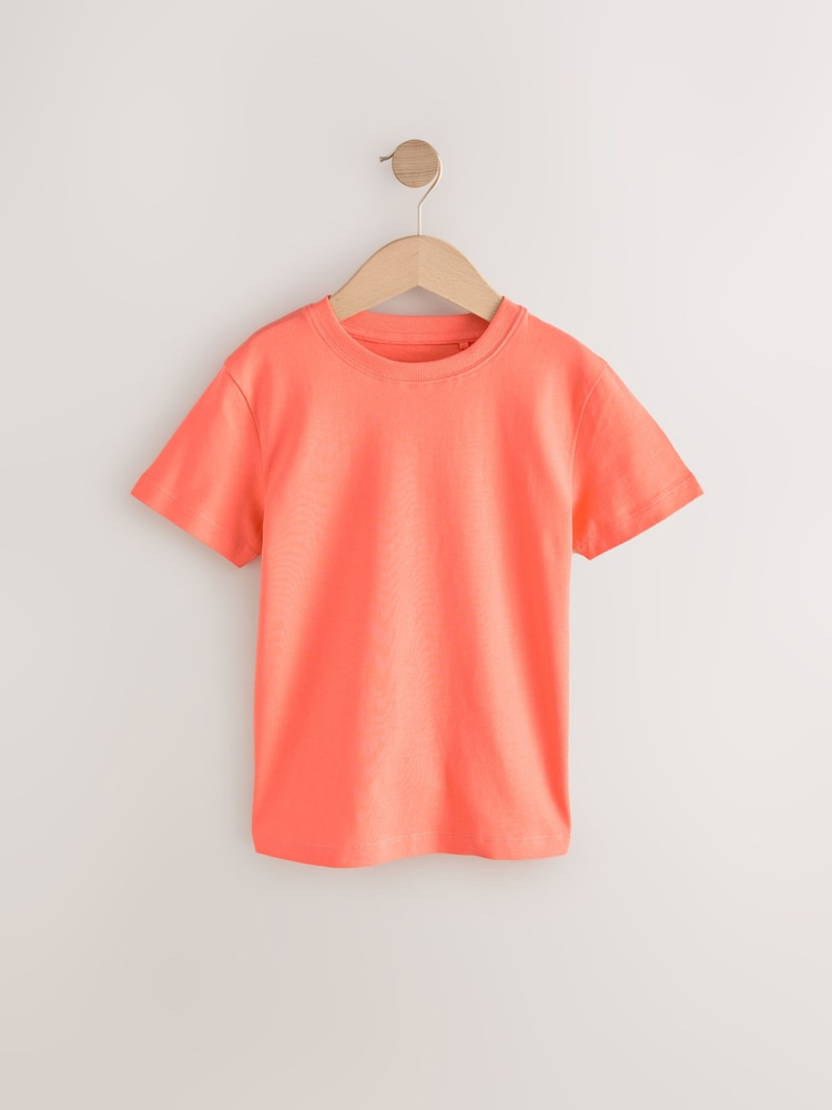 Peach Regular Fit Short Sleeve T-Shirt (3-16yrs) - Image 1 of 4
