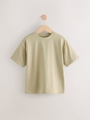 Green Khaki Relaxed Fit Short Sleeve T-Shirt (3-16yrs) - Image 1 of 4