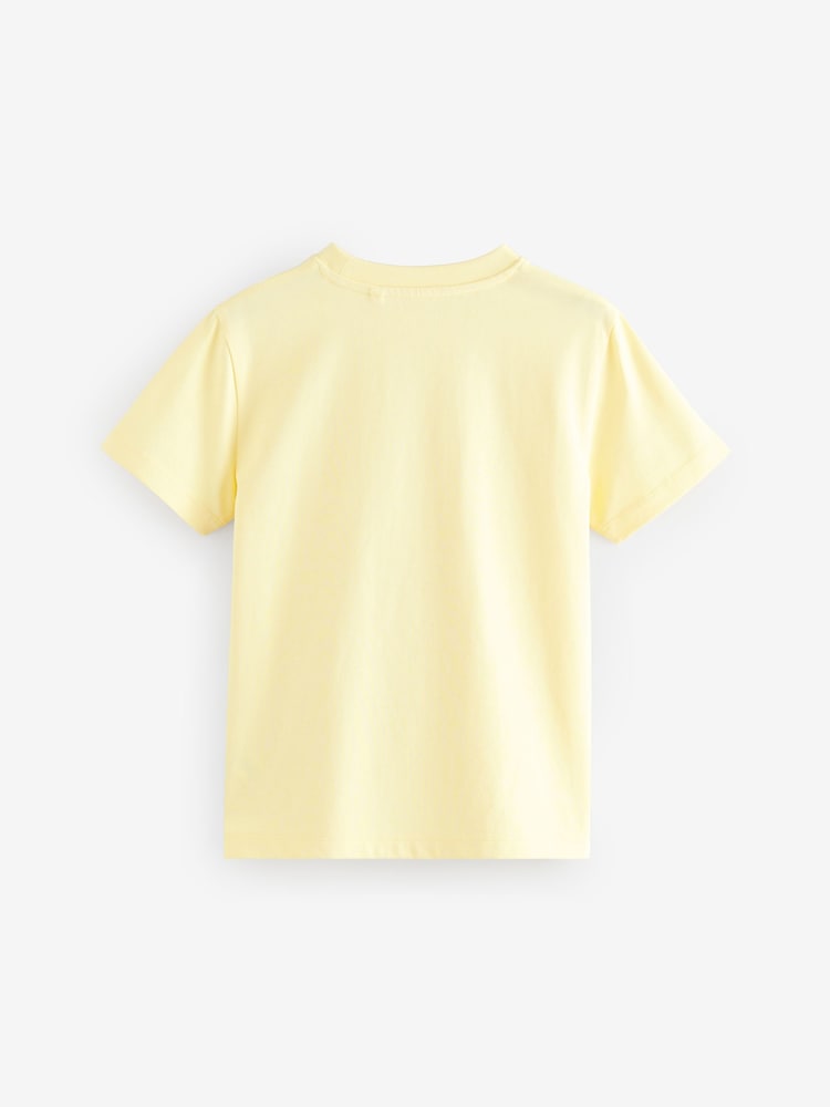 Yellow Regular Fit Short Sleeve T-Shirt (3-16yrs) - Image 2 of 4