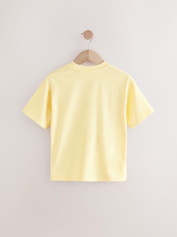 Yellow Relaxed Fit Short Sleeve T-Shirt (3-16yrs) - Image 2 of 4
