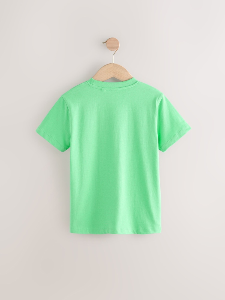 Green Regular Fit Short Sleeve T-Shirt (3-16yrs) - Image 2 of 4