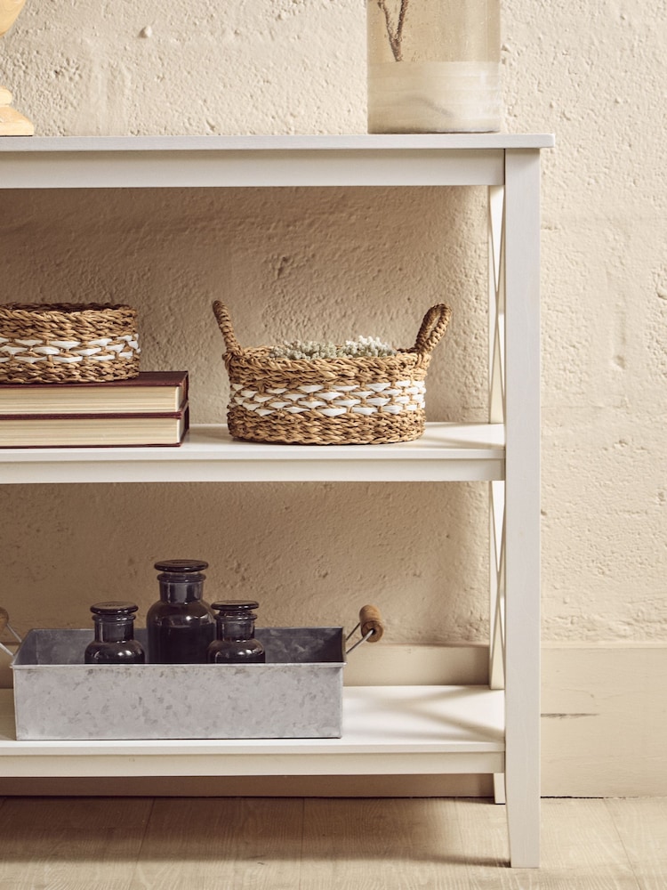 Interiors by Premier White Heritage Three Shelf White Bookcase - Image 2 of 6