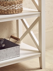 Interiors by Premier White Heritage Three Shelf White Bookcase - Image 4 of 6