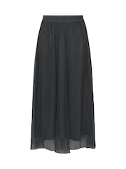 ONLY Grey Tulle Midi Skirt - Image 5 of 6