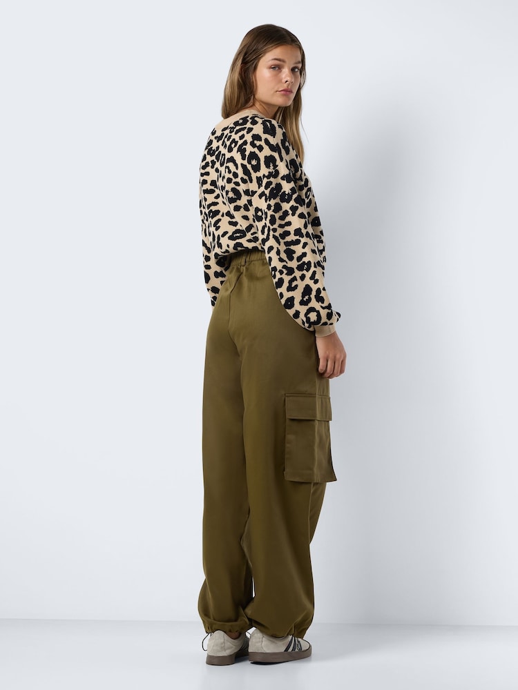NOISY MAY Green Cargo Trousers - Image 2 of 7