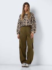 NOISY MAY Green Cargo Trousers - Image 3 of 7