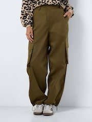 NOISY MAY Green Cargo Trousers - Image 4 of 7