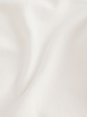 White Knee Length Denim Shorts - Image 2 of 2