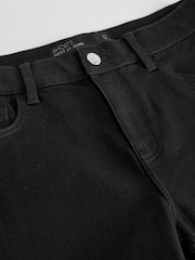 Black Denim Shorts - Image 2 of 3