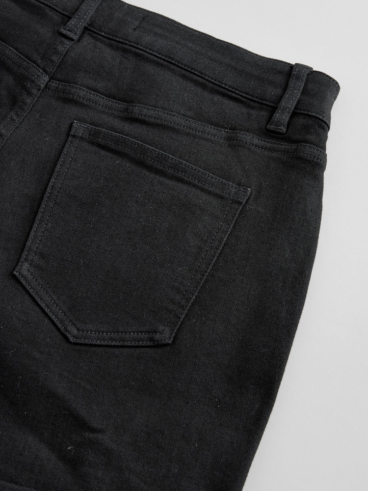 Black Denim Shorts - Image 3 of 3