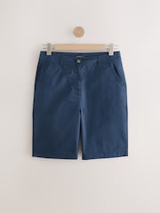 Navy Knee Length Chino Shorts - Image 1 of 5